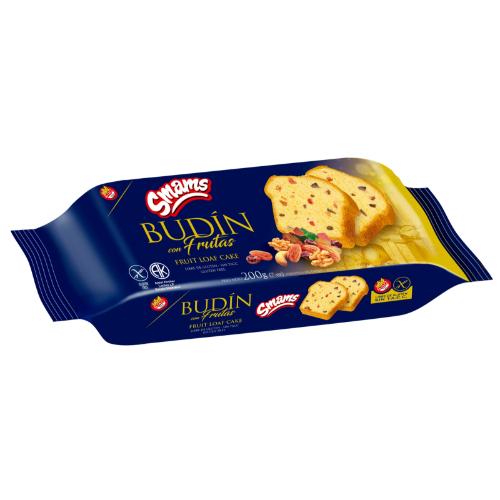 SMAMS BUDIN CON FRUTAS SIN TACC *200 GR.