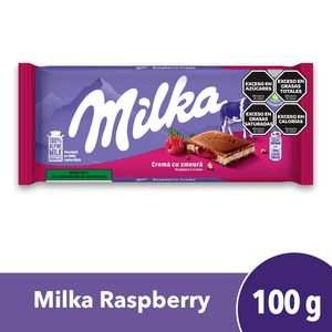 MILKA TABLETA CHOCOLATE RASPBERRY CREME *100 GR.