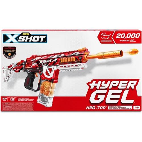 ZURU PISTOLA XSHOT HYPER GEL HPG 70020000 *1 UNID.
