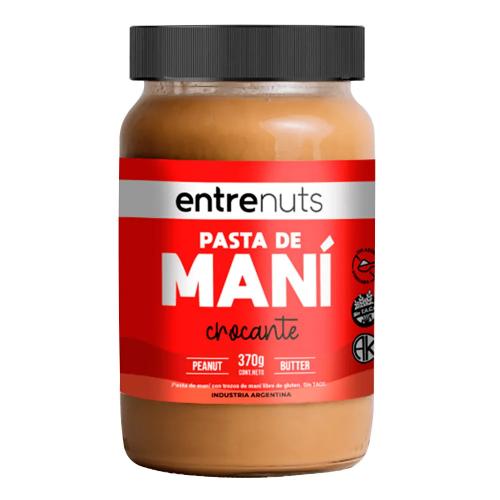 ENTRE NUTS PASTA DE MANI CROCANTE *370 GR.