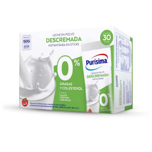 PURISIMA LECHE EN POLVO (ESTUCHE) 30*5 GR.
