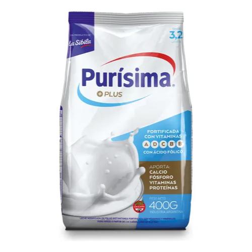 PURISIMA LECHE EN POLVO PLUS (POUCH) *400 GR.