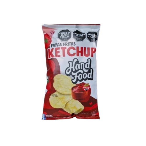 HAND FOOD PAPAS FRITAS  KETCHUP *70 GR.
