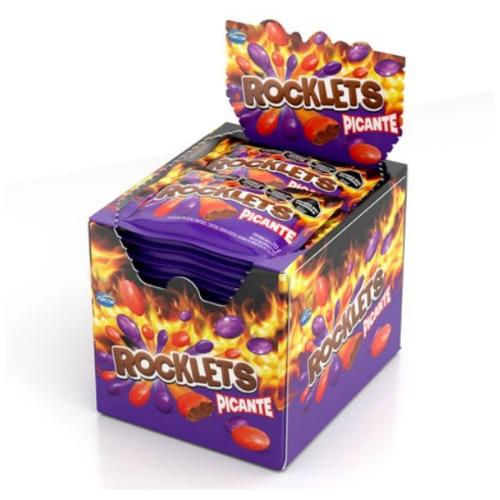 ARCOR ROCKLETS CONFITES PICANTE  24*20 GR.