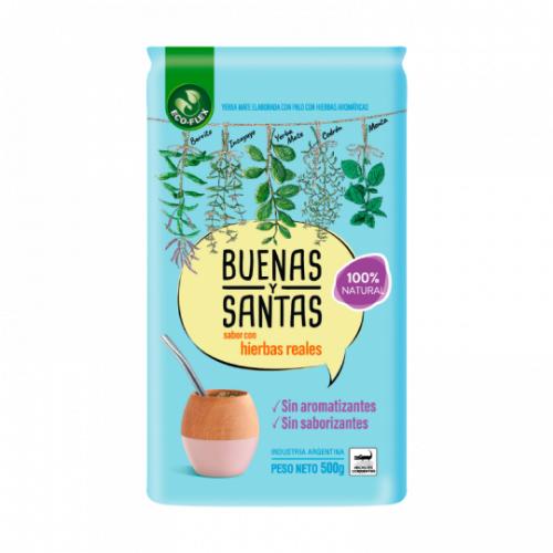 BUENAS Y SANTAS YERBA MATE C/HIERBAS *500 GR.