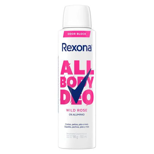 REXONA DESOD.WOMEN AEROSOL ALL BODY WILD ROSE *86 GR.