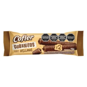 ARCOR COFLER CUBANITOS AVELLANAS 16*29 GR.