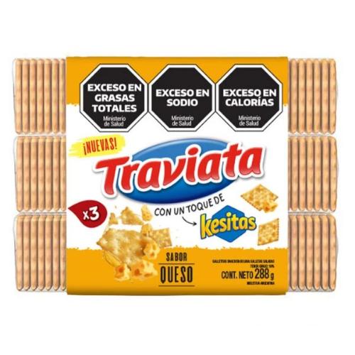 BAGLEY TRAVIATA CRACK KESITAS QUESO 3*96 GR
