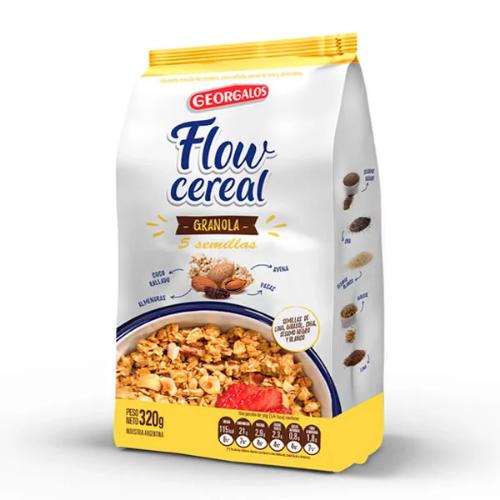 GEORGALOS FLOW GRANOLA 5 SEMILLAS *320 GR. UNI