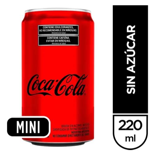 COCA COLA S/AZUCAR (LATA) *220 ML UNI