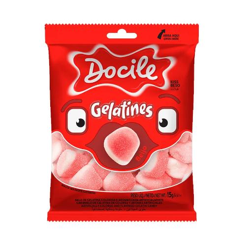 DOCILE GELATINES MINI BESO 12*15 GR. DIS