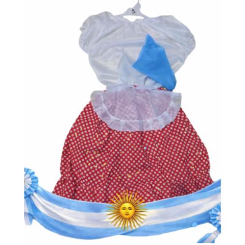 DISFRAZ PATRIO NEGRITA CANDOMBERO UNI