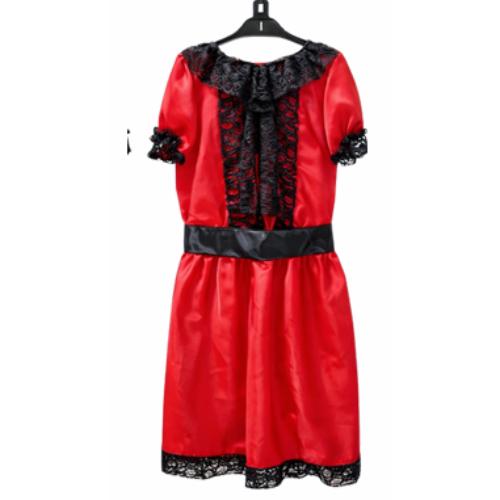 DISFRAZ PATRIO DAMA ANTIGUA ROJO UNI