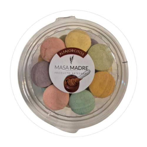 MASA MADRE ALFAJORCITOS COLORES (DISP) *230 GR. UNI