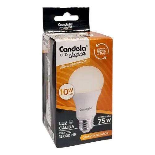 CANDELA LAMPARA LED 10W CALIDA *5 UNID. UNI