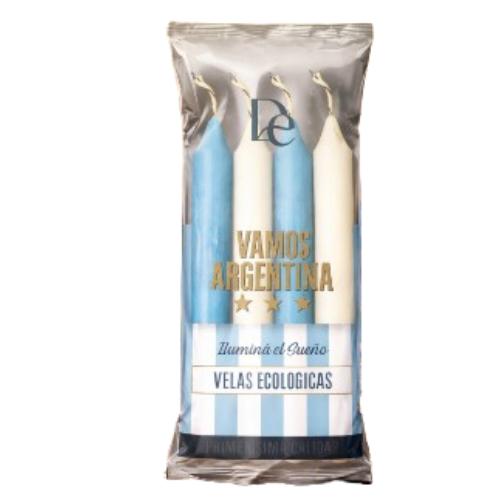 VAMOS ARGENTINA VELAS 4 UN. *110 GR. UNI