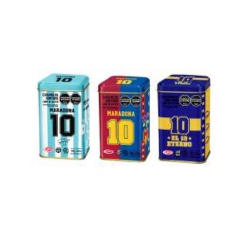 LIPO CHUPETINES SURTIDOS COLECC. MARADONA  (LATA) *90 GR. UNI