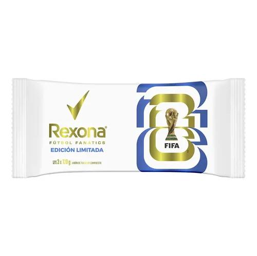 REXONA JABON COPA DEL MUNDO *3*120 GR. DIS
