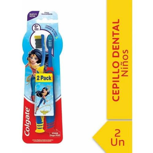 COLGATE CEPILLO DE DIENTES SMILES KIDS WONDER WOMAN *2 UN. UNI