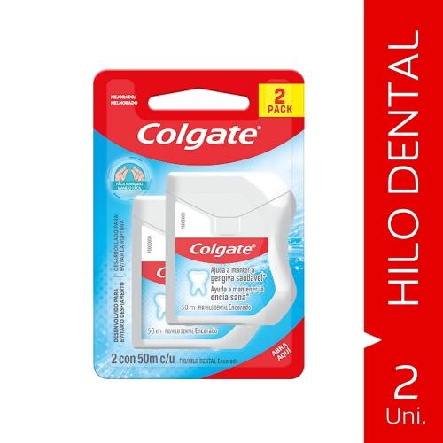 COLGATE HILO DENTAL NYLON (50M) *2 UN. UNI