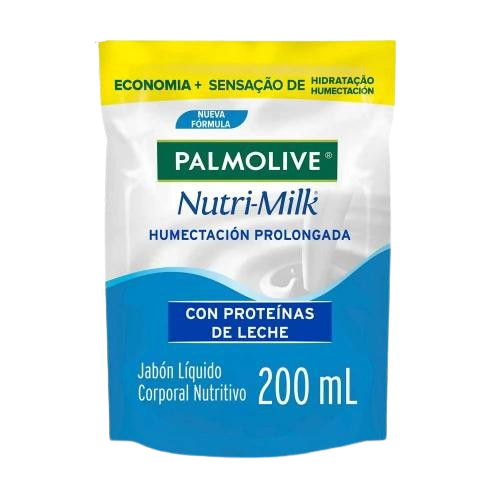 PALMOLIVE JABON LIQ.NUTRIMILK REGULAR (DOYPACK) *200 ML. UNI