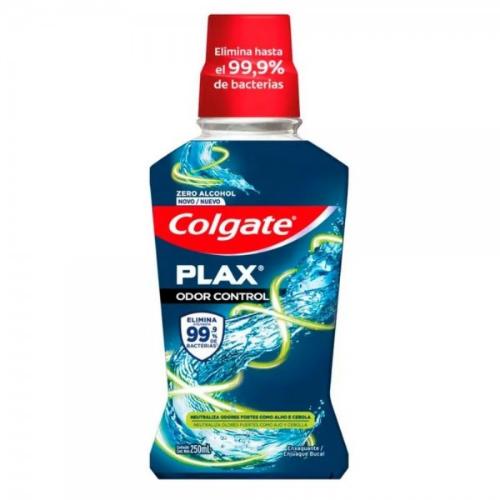 COLGATE ENJUAGUE BUCAL PLAX ODOR CONTROL *250ML UNI