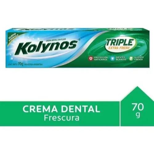 KOLYNOS CREMA DENTAL TRIPLE FRESCURA *70GR. UNI