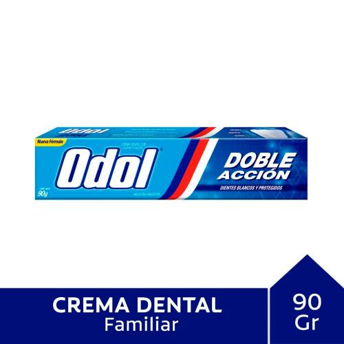 ODOL CREMA DENTAL DOBLE EFEECTO *90 GR. UNI