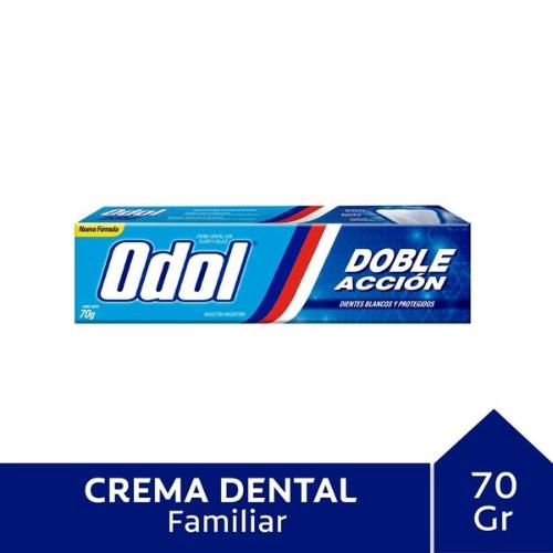 ODOL CREMA DENTAL DOBLE EFEECTO *70 GR. UNI