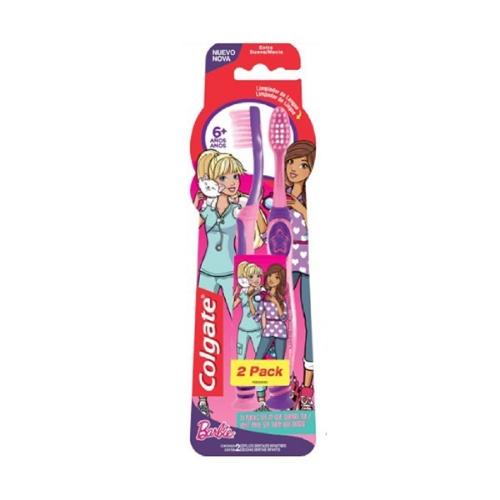 COLGATE CEPILLO DE DIENTES SMILES BARBIE *2 UN. DIS