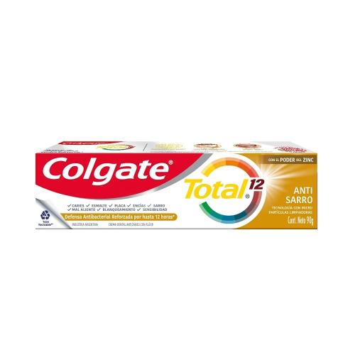 COLGATE CREMA DENTAL TOTAL ANTI SARRO *90 GR. UNI