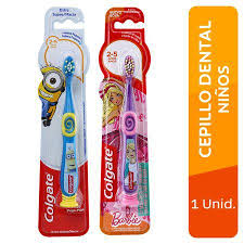 COLGATE CEPILLO DE DIENTES MINIONS/BARBIE (25 AÑOS) *1 UN. DIS