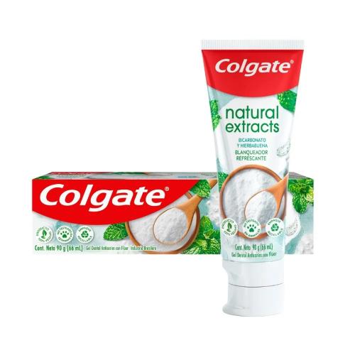 COLGATE CREMA DENTAL NATURALS BICARBONATO *90 GR. UNI