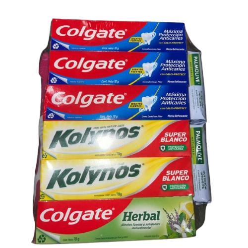 COLGATE PACK SURTIDO (3 CREM/DENTALES S/ CARGO) *1. DIS