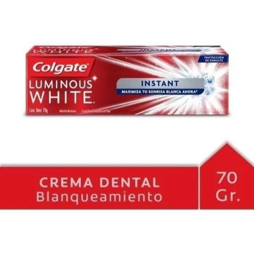 COLGATE CREMA DENTAL LUMINOUS WHITE BRILLIANT *70 GR. UNI
