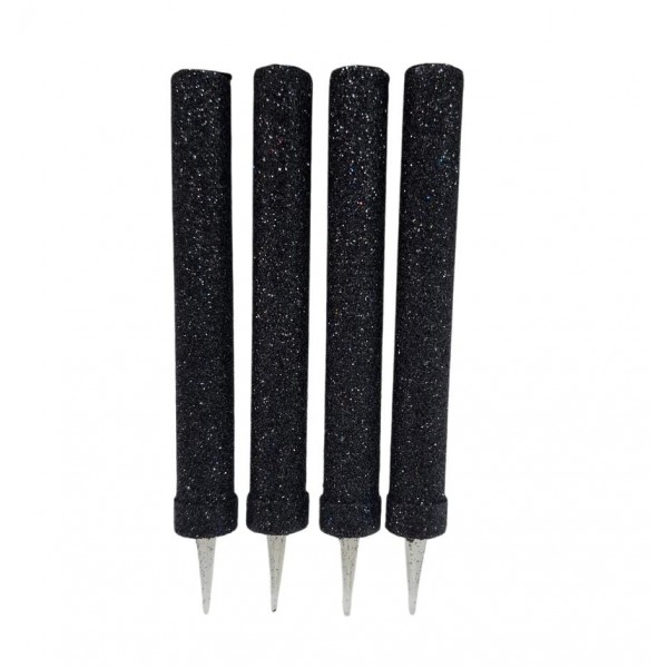 MULTICOLOR BENGALAS NEGRO *4 UN. UNI