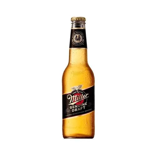 CERVEZA MILLER GENUINE DRAFT (BOTELLA) 6*330 CC. DIS