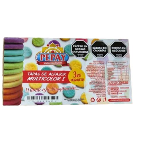 PEPAY TAPITAS TORTA IRIS *3 KG. BUL