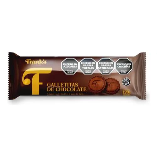 FRANKS GALLETITA DE CHOCOLATE SIN TACC *120 GR. UNI