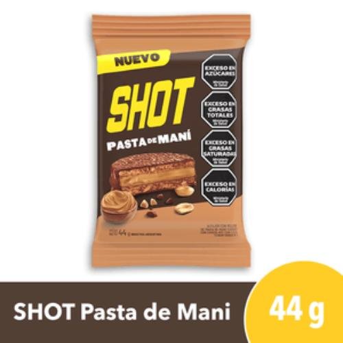 TERRABUSI SHOT ALFAJOR RELL. PASTA DE MANI 6*44 GR