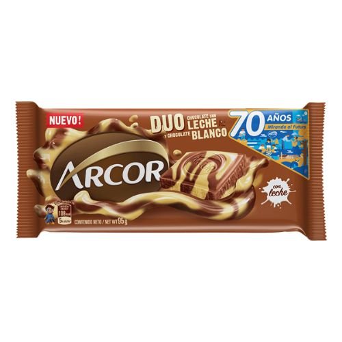 ARCOR CHOCOLATE MARMOLADO *95 GR.